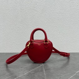 셀린느 트리오페 하트백 198223 레드