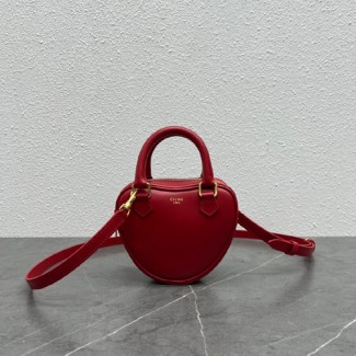 셀린느 트리오페 하트백 198223 레드