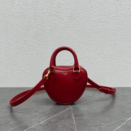 셀린느 트리오페 하트백 198223 레드