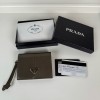 프라다 가죽 반지갑  1M0204 은장