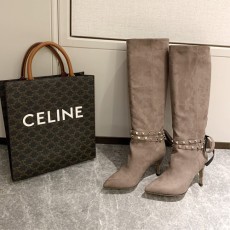 발렌티노 롱부츠 V0908 그레이