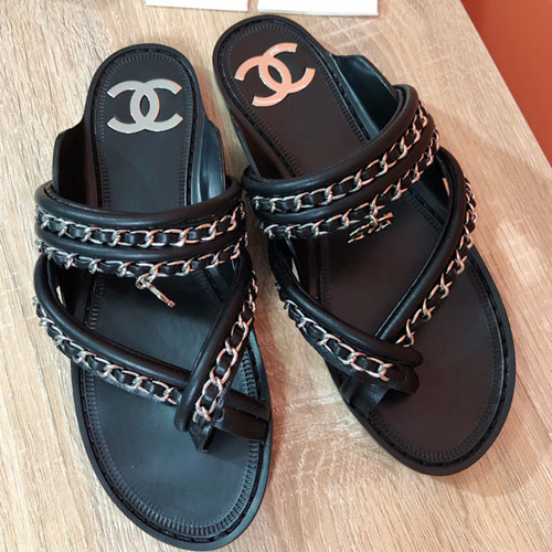 샤넬 신상 슬리퍼 G34229 블랙