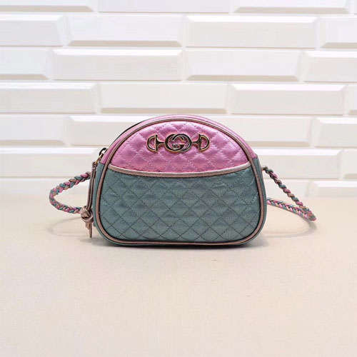 구찌 라미네이트 가죽 미니 백 534951 핑크