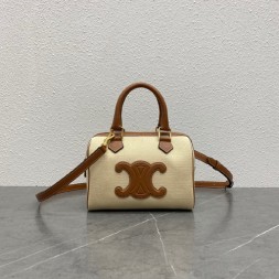 셀린느 트리오페 캔버스 스몰 보스턴백 197582-4