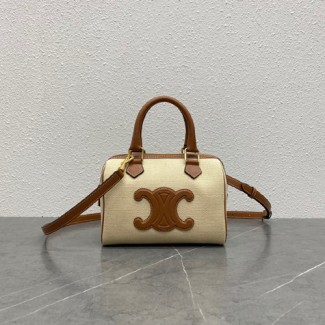 셀린느 트리오페 캔버스 스몰 보스턴백 197582-4