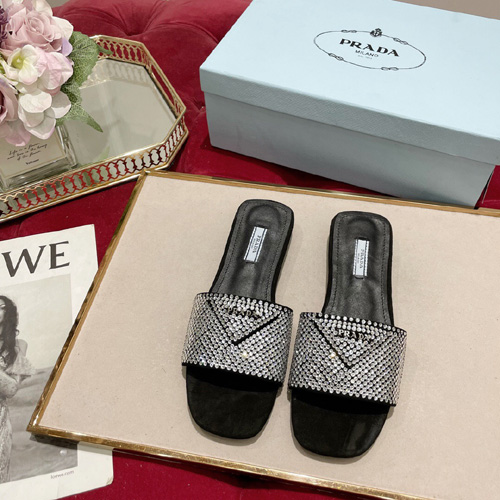 프라다 여성용 슬리퍼 F0848 실버