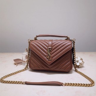 입생로랑 20S/S 모노그램 미디엄 사첼백 487213 브라운