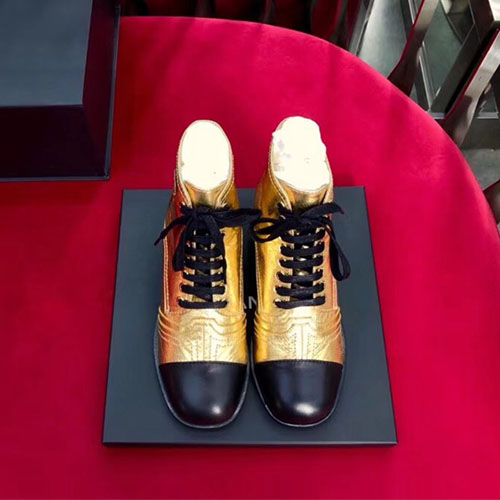 샤넬 신상 앵글부츠G34098 골드