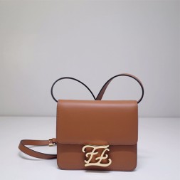 펜디 칼리그래피 숄더백 8BT317 브라운