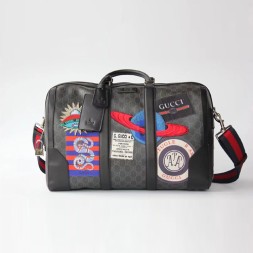 구찌 신상 슈프림 여행가방 474131 블랙