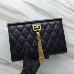 지방시 퀼팅 gem 라지 클러치 숄더백 BB505 블랙