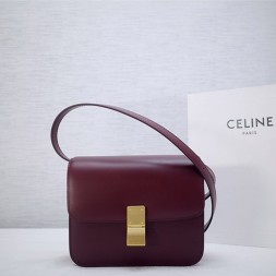 셀린느 클래식 스몰 192523 버건디