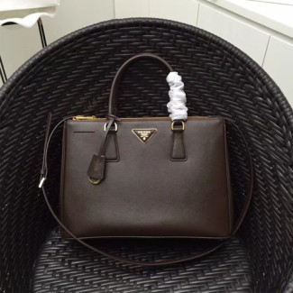 프라다 갤러리아 토트백 1BA274 다크브라운