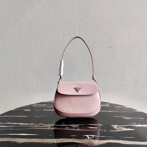 프라다 클레오 브러시드 레더 숄더백 1BD311 핑크