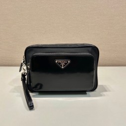 프라다 리나일론 브러시드 파우치 2VF041