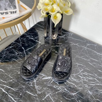 샤넬 신상 슬리퍼 G34308 블랙