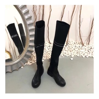 미우미우 신상 니트 하이 부츠 57181 블랙