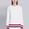 톰브라운 남여공용 니트 TB8728 화이트
