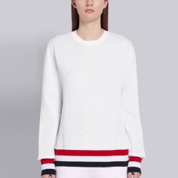 톰브라운 남여공용 니트 TB8728 화이트