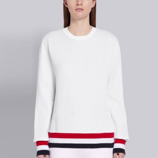 톰브라운 남여공용 니트 TB8728 화이트