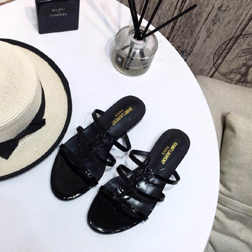 생로랑 신상 슬리퍼 484842 블랙 메탈