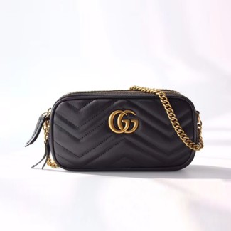 구찌 GG 마몽 미니 체인 백 546581 블랙