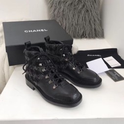 샤넬 쇼트 부츠 G34083 블랙
