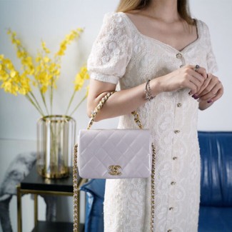  샤넬 체인 플랩백 AS1895 보라