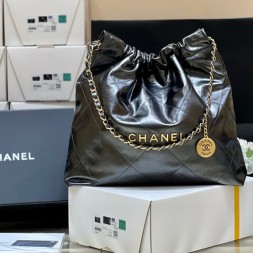 샤넬 22백 미디엄 숄더백 AS3261 딥그레이