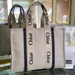 끌로에 우디백 45331 라지 네이비