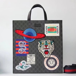 구찌 신상 슈프림 토트백 495559 블랙