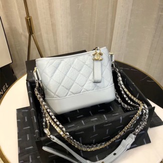 샤넬 가브리엘 스몰 호보백 A91810 하늘색