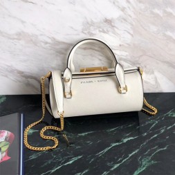 프라다 시빌 사피아노 레더백 1BA216 화이트