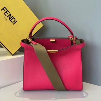 펜디 피카부 X-라이트 미디엄 8BN310 체리핑크