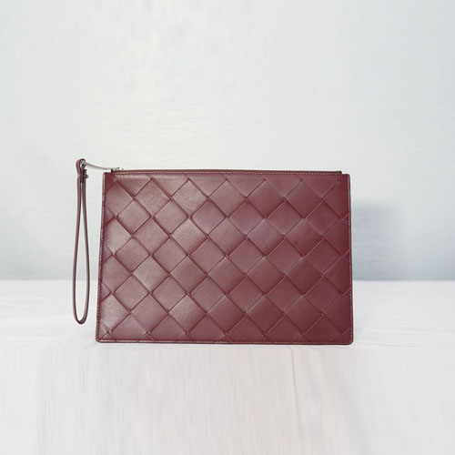 보테가 인트레치아토 나파 파우치 583776 버건디