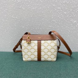 셀린느 틴 카바스 드프랑스 트리오페 크로스백 191992 화이트