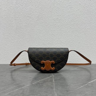 셀린느 베사체 퀴르 반달 크로스백 111233-1