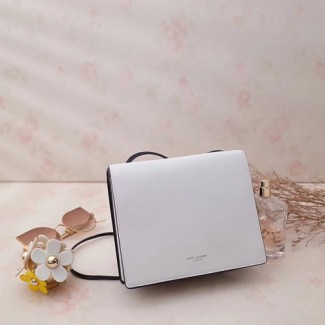 입생로랑 신상 미니 크로스백 517591 블랙&화이트