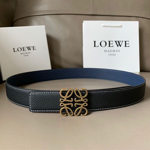 로에베 신상 양면용 벨트 LW-6311  블랙 금장