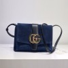 구찌 알리 미디엄 스웨이드 숄더백 550126 네이비