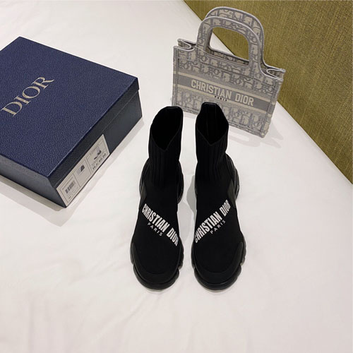 디올 여성용 니트 스니커즈 KDI626 블랙