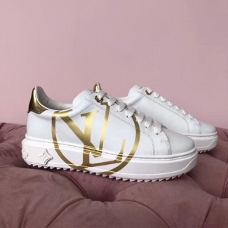 루이비통 타임 아웃 스니커즈 1A4GD1 골드