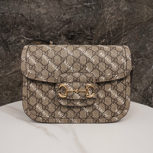 구찌 구찌 홀스빗 1955 해커 프로젝트 스몰 핸드백 602204