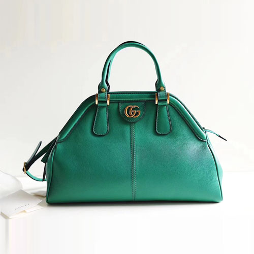 구찌 르벨 미디엄 탑 핸들 토트백 516459 그린