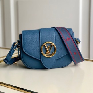 루이비통 LV 퐁 뇌프 소프트 PM M58727 블루