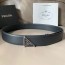 프라다 남성용 신상 벨트 PD-6110 블랙 은장
