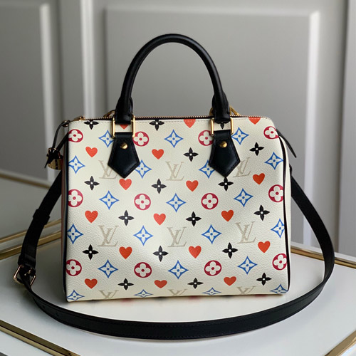 루이비통 게임 온 스피디 반둘리에 25 M57466 화이트