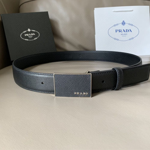 프라다 남성용 신상 벨트 PD-6116  블랙