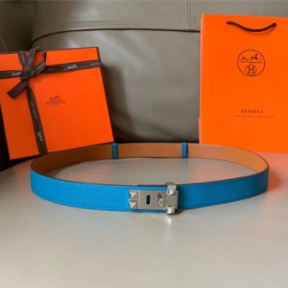 에르메스 신상  벨트 XTY181  블루 은장