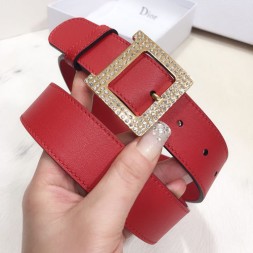 디올  신상 벨트  M5418-5 레드